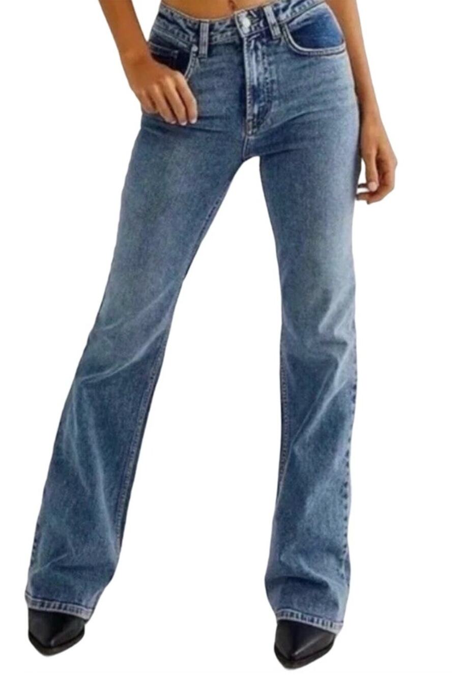 Free People We The Free Thunderbird Flare Jeans Women’s 26 Pink Lightning